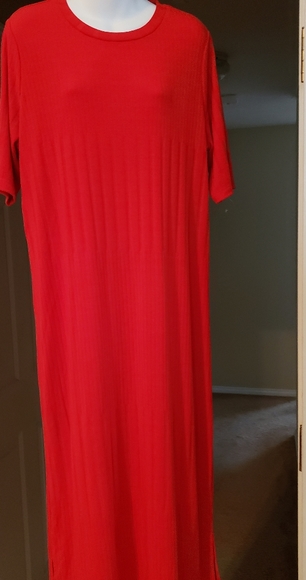 NWOT!  Knit Midi Ribbed Dress - Picture 3 of 4
